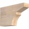Ekena Millwork Monterey Smooth Rafter Tail, Douglas Fir, 3 1/2"W x 10"H x 16"L RFT04X10X16MON00SDF - alternate 1